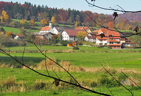 Blick auf Unterwilzingen