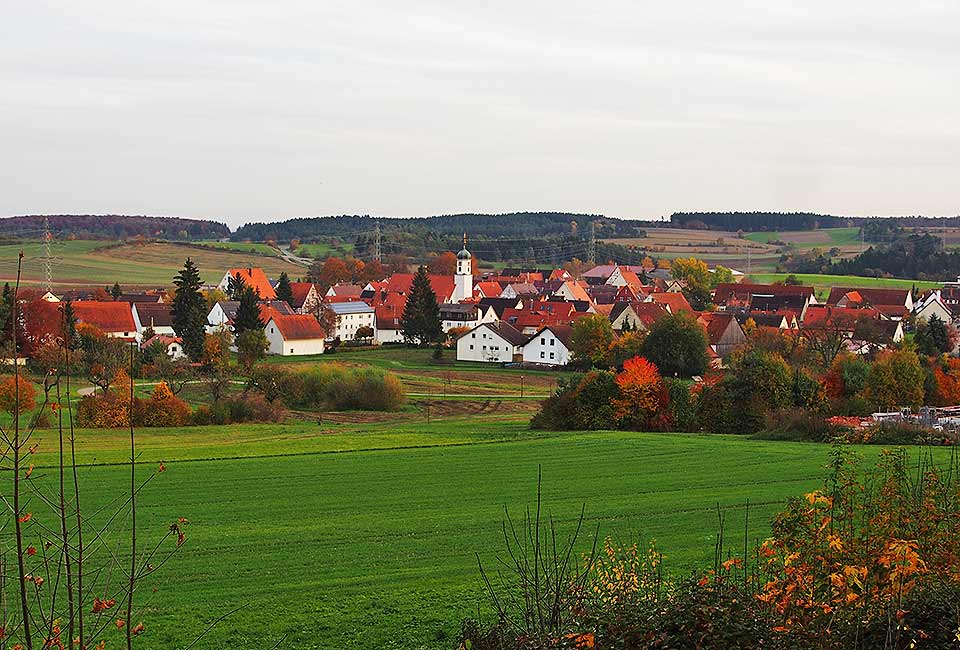 Blick auf Hayingen