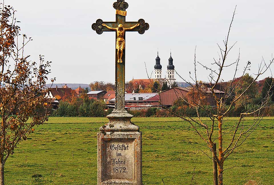 Blick auf das Kloster Obermarchtal