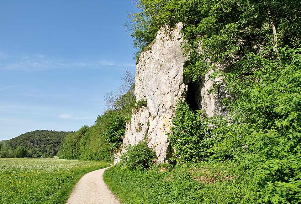 Felswand an der Lauter