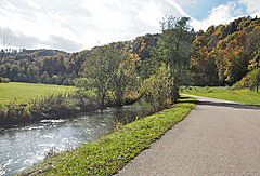 Radweg an der Lauter