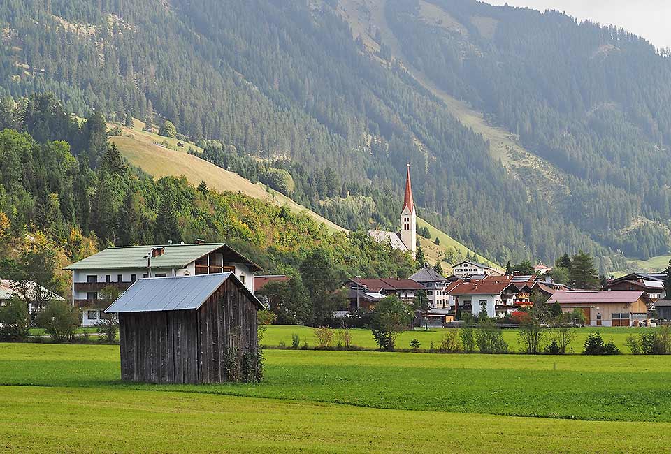 Blick auf Holzgau Blick auf Holzgau