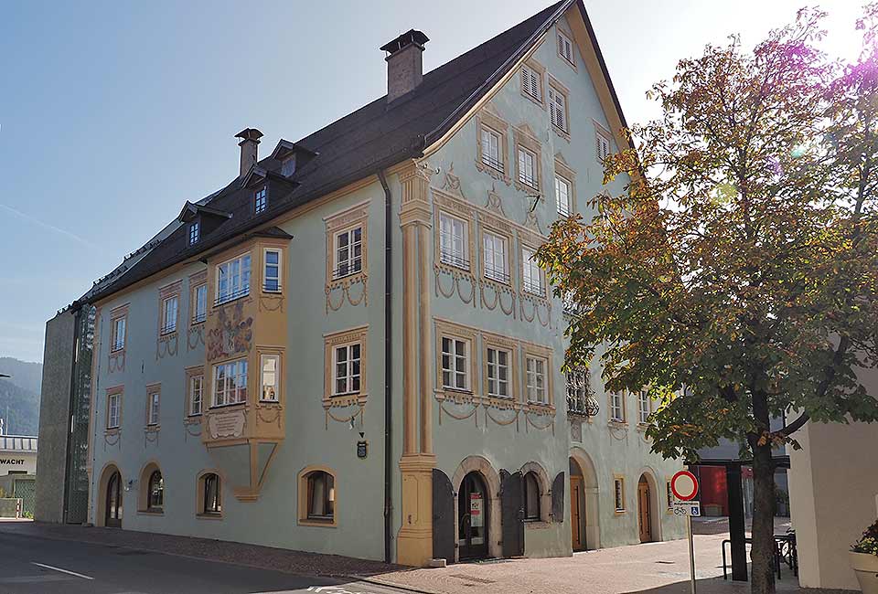Häuser mit Scheinarchtektur in Reutte Häuser mit Scheinarchtektur in Reutte