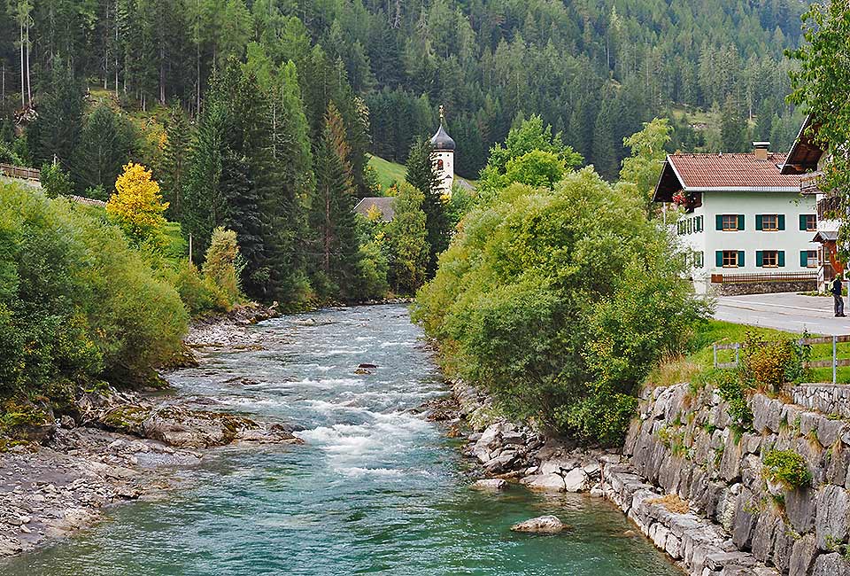 Blick auf den Ort Steeg Blick auf den Ort Steeg