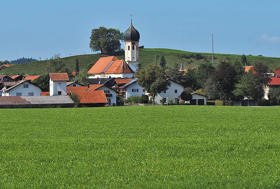 Blick auf Roßhaupten