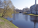 Riga: Stadtkanal beim Theater