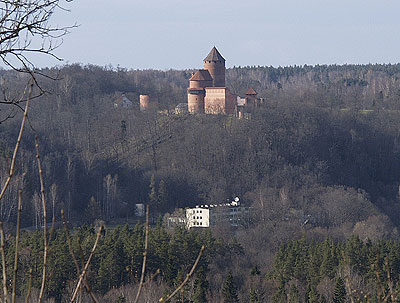 Lettland: Blick zurück auf Turaida