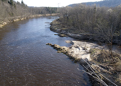 Lettland: Blick auf die Gauja