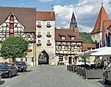 Schöne Altstadt in Berching