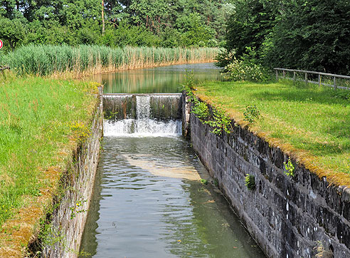 Typische Schleusenkammer