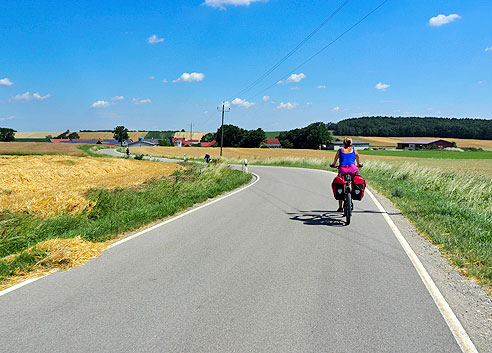 Auf kleinen Straßen durch die Landschaft
