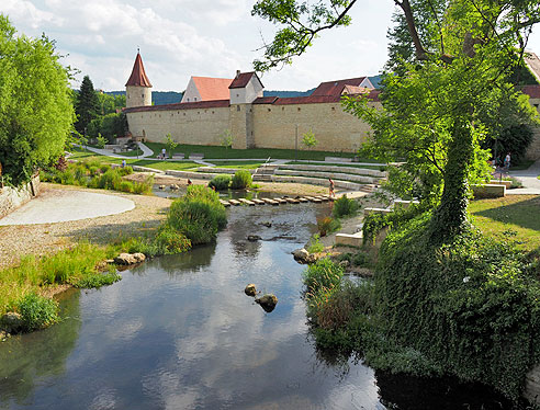 Stadtmauer in Berching