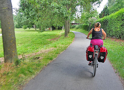 Radweg an der Regnitz