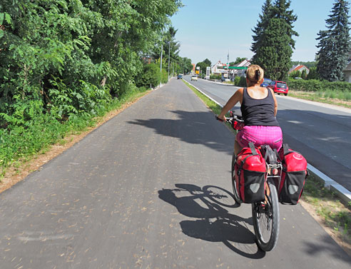 Radweg in Stadeln