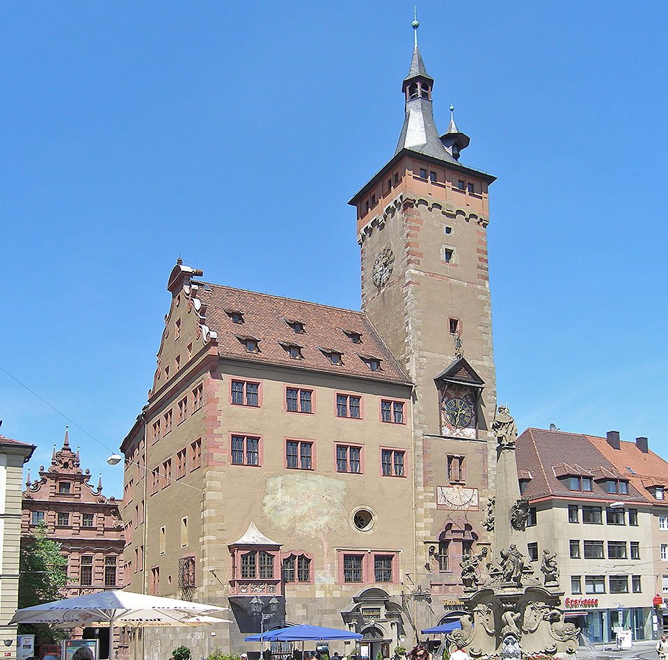 Altes Rathaus in Würzburg