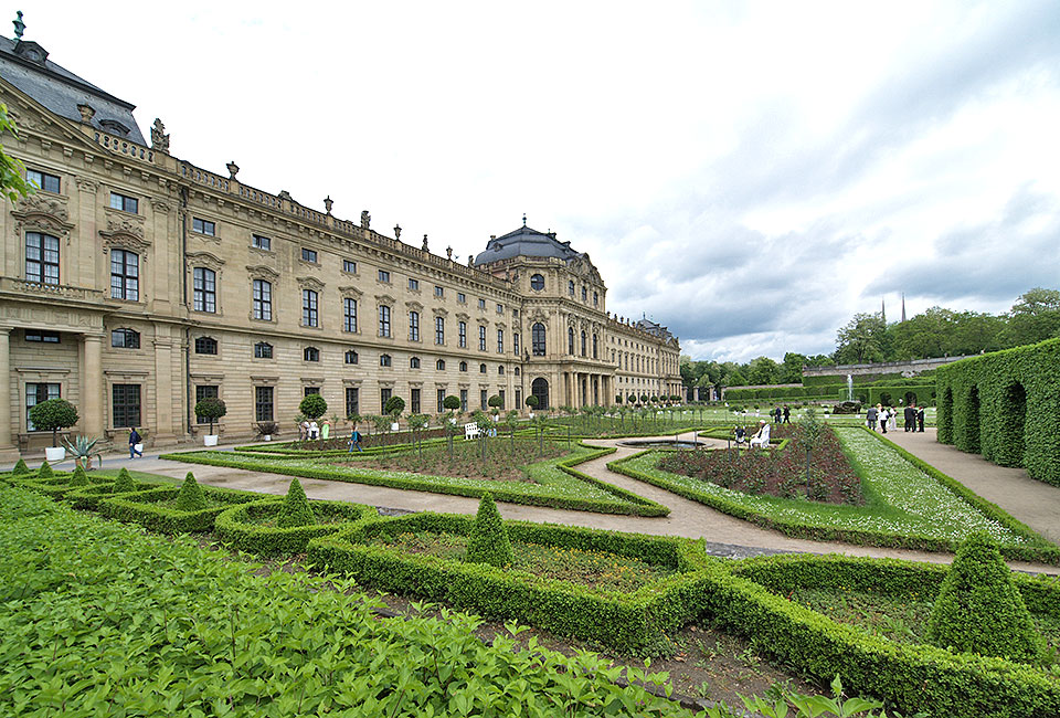 Residenz in Würzburg mit Park