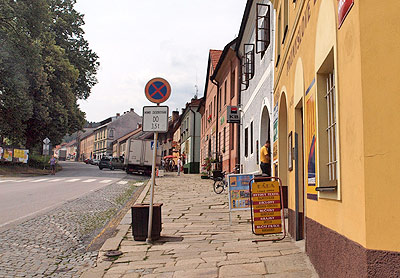 Hauptstraße in Vissy Brod