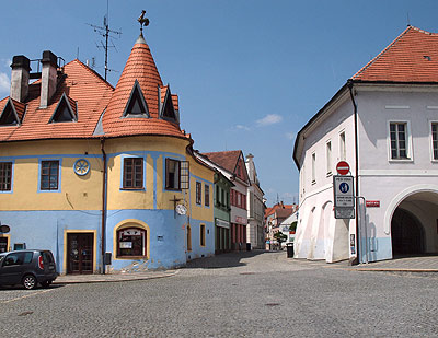 Marktplatz in Tyn