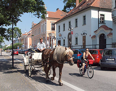 Pferdekutschen in Hluboka