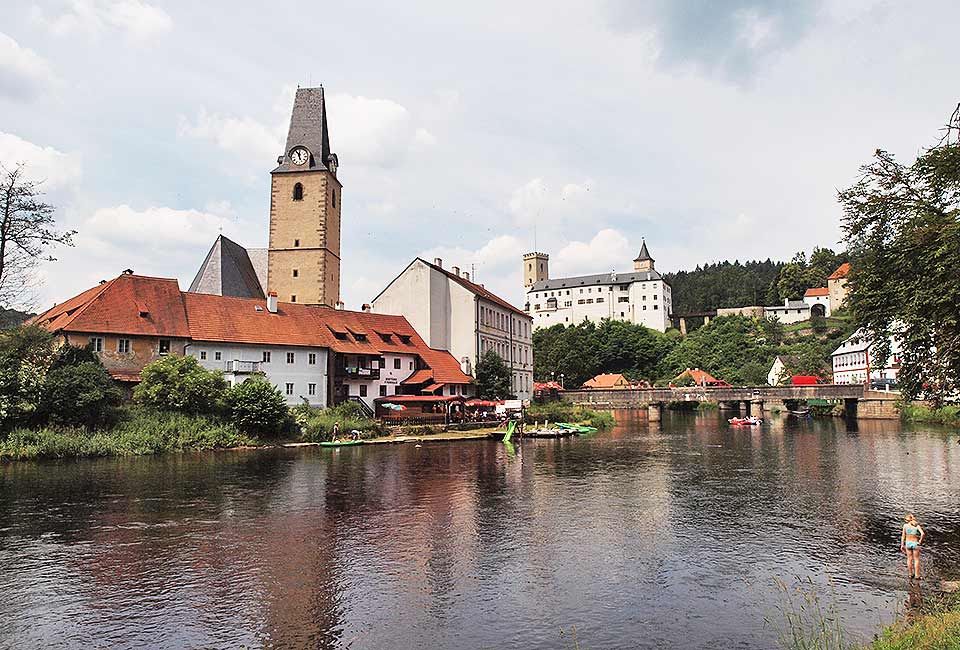 Der Ort Rozmberk