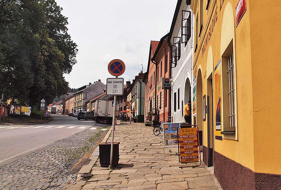 Hauptstraße in Vyssi Brod