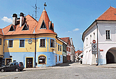 Marktplatz in Tyn