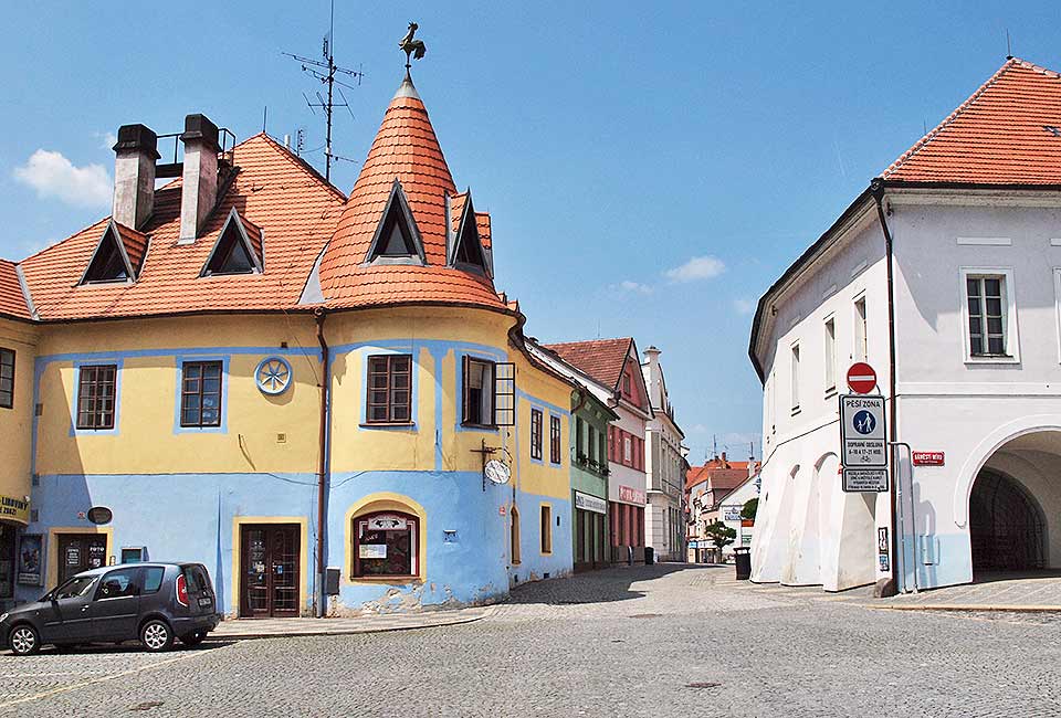 Marktplatz in Tyn