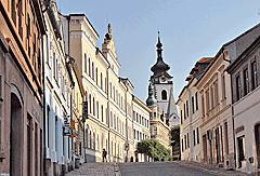 Straßenzug in Pisek