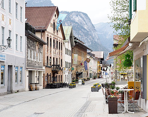 Lüftlmalereien ind der Ludwigstraße