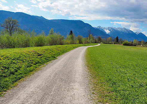 Radweg an der Loisach