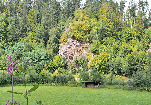 Felswände bei Schwarzenberg