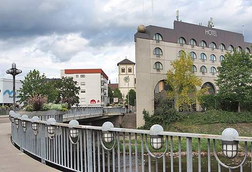 Holzbrücke über die Murg