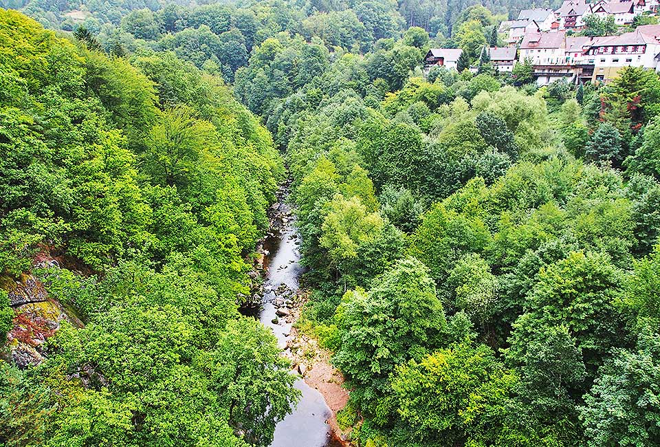 Blick von der Bücke