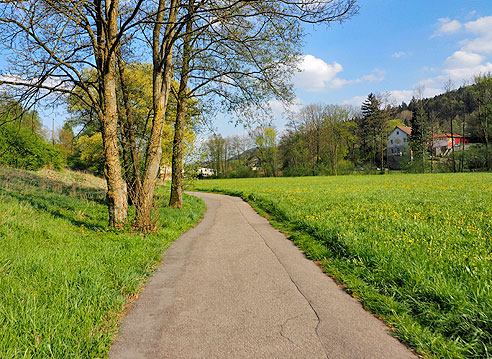 Radweg nach Hausen