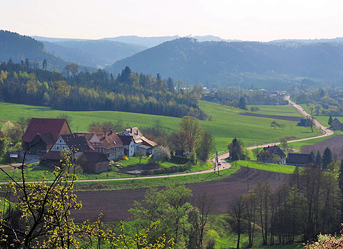 Blick zurück in Murrtal