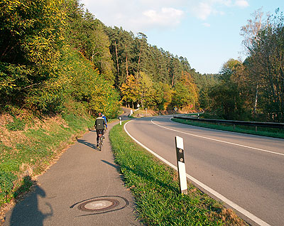 Radweg in Richtung Ebhausen