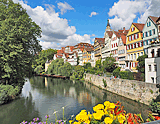 Neckar mit Hölderlinturm