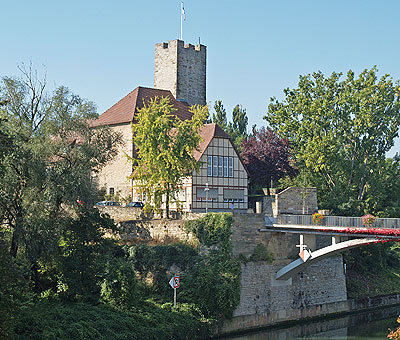 Inselburg im Neckar