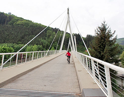 Neue Brücke in Zwingenberg
