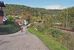 Radweg in Talhausen
