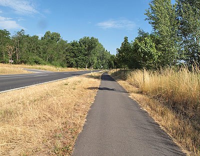 Radweg nach Vogelsang