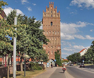 Historischer Turm in Anklam