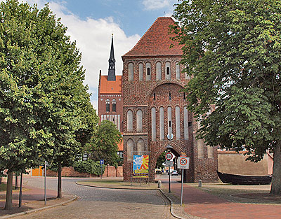 Das Anklamer Tor in Usedom