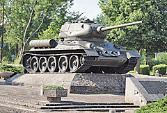 Panzer als Denkmal