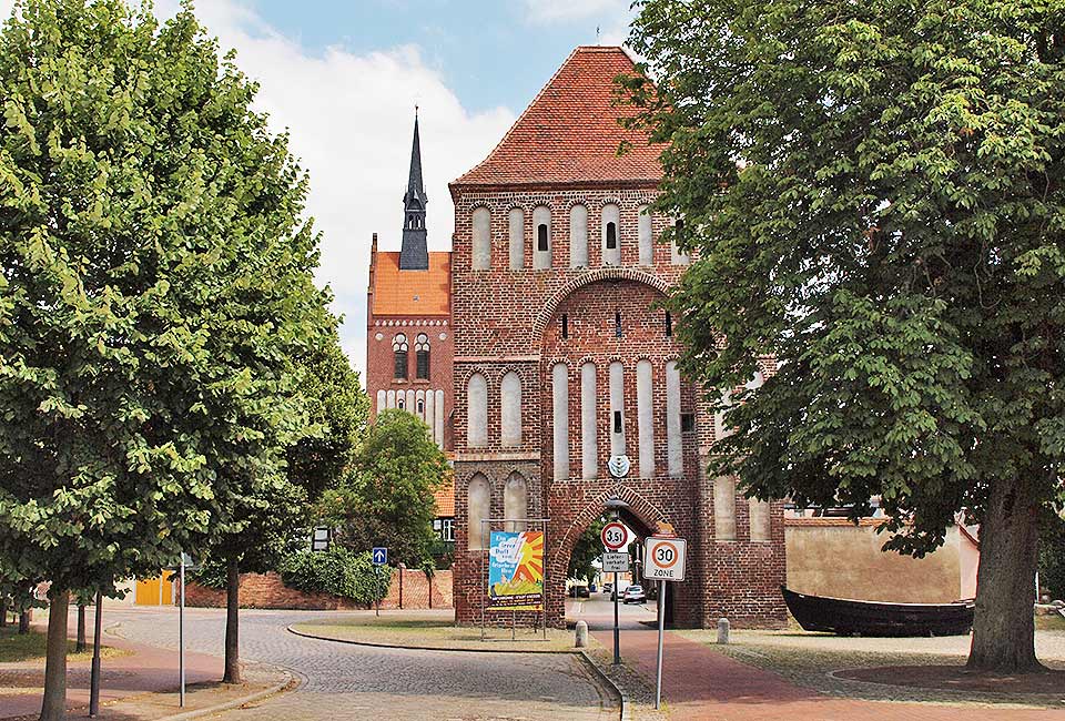 Das Anklamer Tor in Usedom