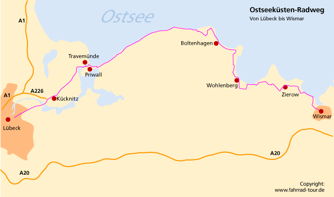 Kiel lübeck radweg von nach Ostseeradweg von