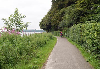 Ostseeküstenradweg: Strandweg in Mürwik