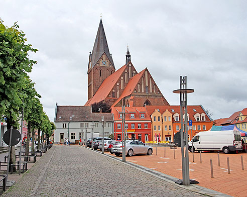 Lange Straße in Barth