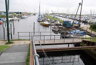 Ostseeküstenradweg: Schleuse bei Lippe