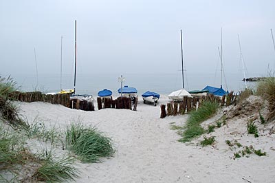 Ostseeküstenradweg: Strand bei Kalifornien